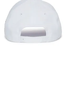 Rex Club | The OFFSEASON 26 is a white baseball cap shown from the back, with an adjustable snapback fastening and ventilation eyelets. | Custom Caps | Custom Hats | Team Headwear | UK
